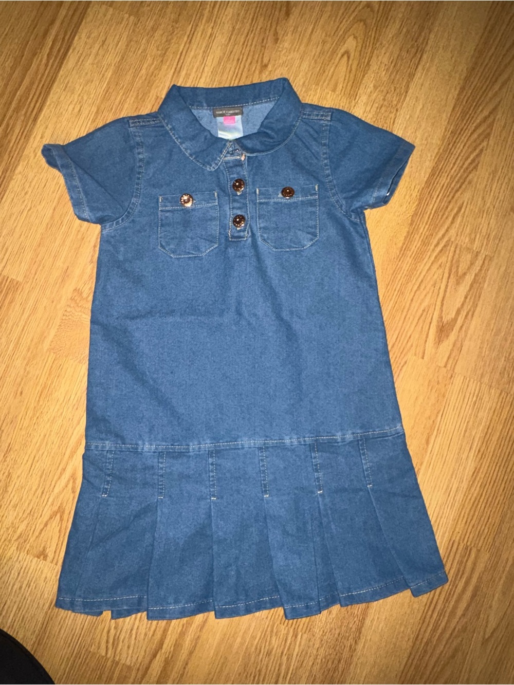 Vince Camuto Girls/kids Denim Dress in Blue